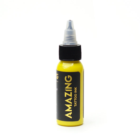 Bright Yellow Tattoo Ink